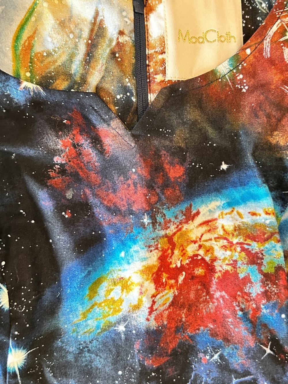 Modcloth Heart & Solar System Dress NWOT - Picture 3 of 3